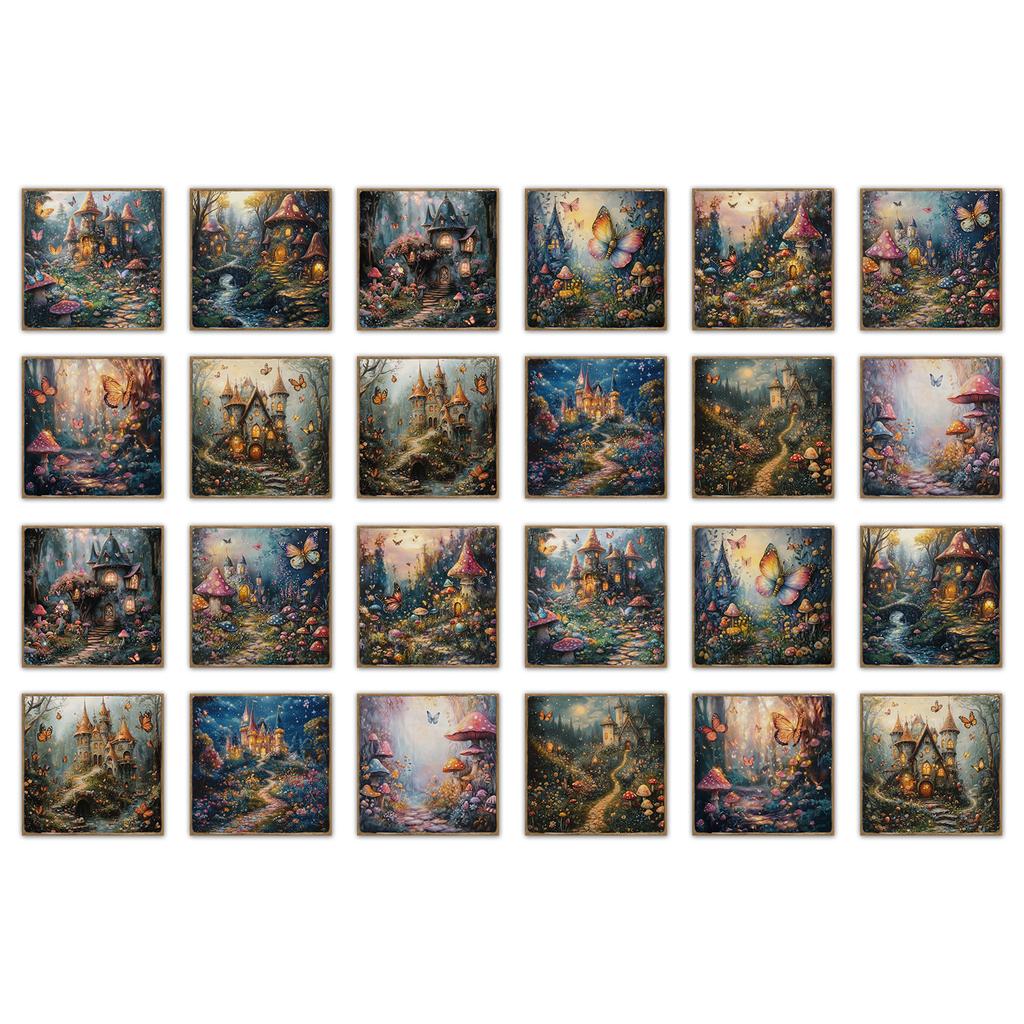 24 шт. Наклейка на стену в европейском стиле под плитку, самоклеящаяся, для кухни, ванной комнаты, декоративные наклейки на плитку, глянцевые хрустальные наклейки на стену