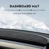 Futhope верхняя фланелевая накладка на приборную панель для Tesla Model 3/Y, солнцезащитный козырек, анти-УФ-защитный коврик для приборной панели, солнцезащитный нескользящий автомобильный коврик