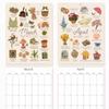 2025 Inventory Calendar, Thick Paper, To-Do List And Notes, Planning Organizing Wall Calendar for Thanksgiving and Christmas Gifts, Inventory Schedule