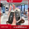 XMYF2 New 2025 for BMW X1 X3 X4 X5 X6 F15 F16 G30 3 5 7 Series G11 F48 Remote Smart Auto Car Key Case Cover Keyring Accessories