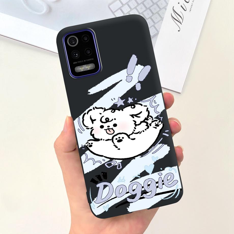 Чехол для телефона LG K52 Q52 2020, мягкий матовый силиконовый чехол для LGK52 LGQ52 2020, чехол в готическом стиле, мультяшная задняя крышка, милый узор