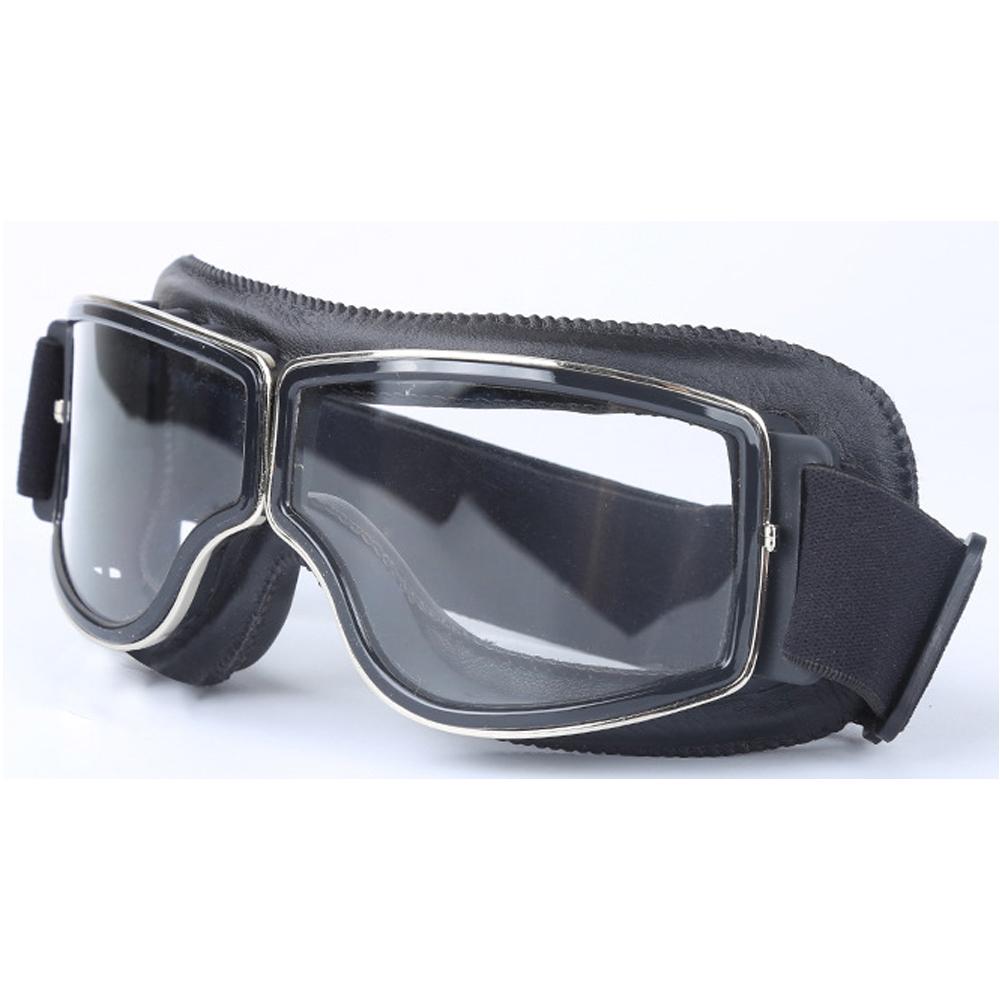 Motorcycle Vintage Retro Sunglasses Leather Goggles Glasses For Vespa Vintage Glass Motorcycle Motocross Goggles Ski