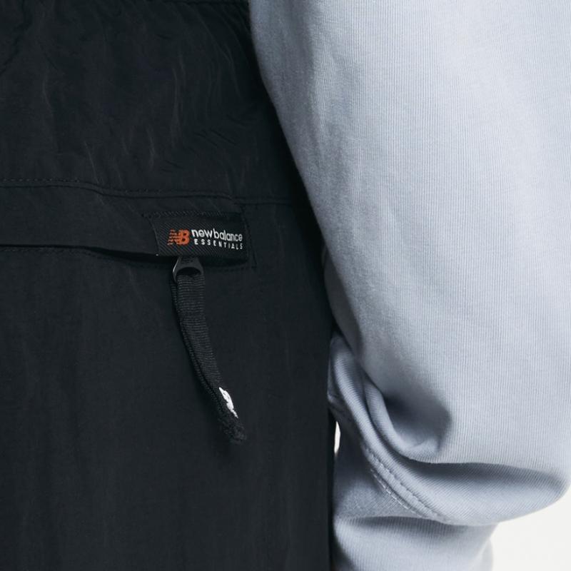 New Balance Nbnte11013 Uni Ess Heritage Woven прямые брюки черные 