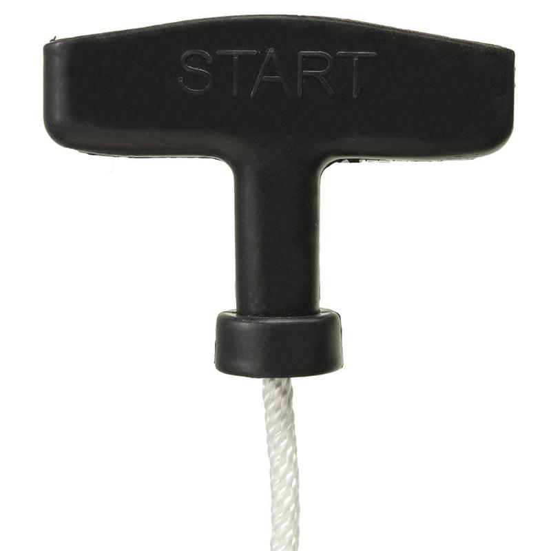 High-Strength White Garden Polyester Rope Generator Handle Drawstring Start Handle Polyester Rope