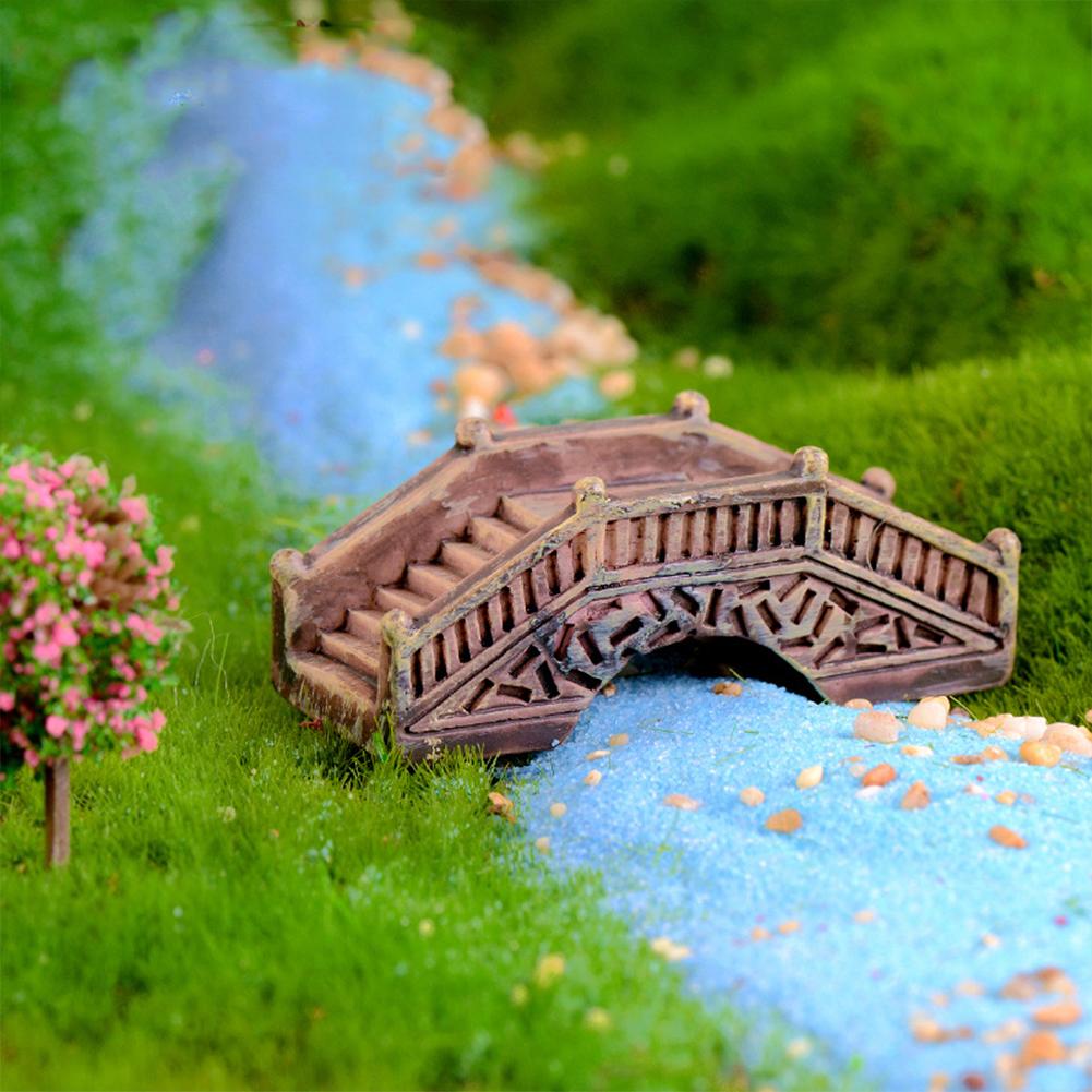 Resin Ornaments Style Bridge Simulation Arch Bridge Micro Landscape Decoration Handicraft