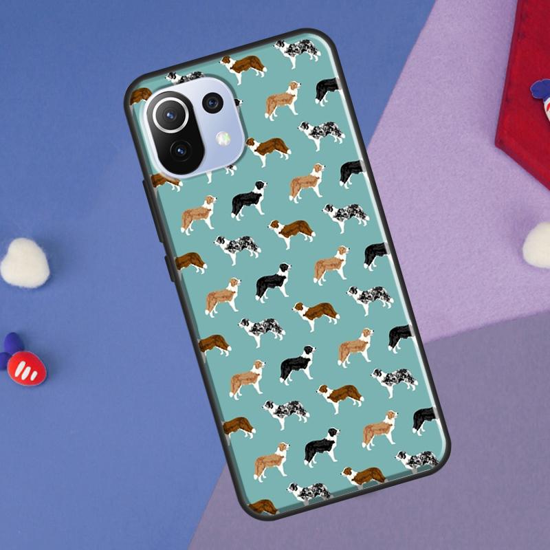 Мультяшный чехол Бордер-колли для Xiaomi 14 13 Ultra 11T 12T 13T 14T Pro POCO X7 Pro X3 X5 F3 F5 F6 M6 X6 Pro