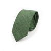 Solid Handmade Tie Color Cotton Ties Men Necktie Narrow Pink Sage Green Casual Tie Wedding