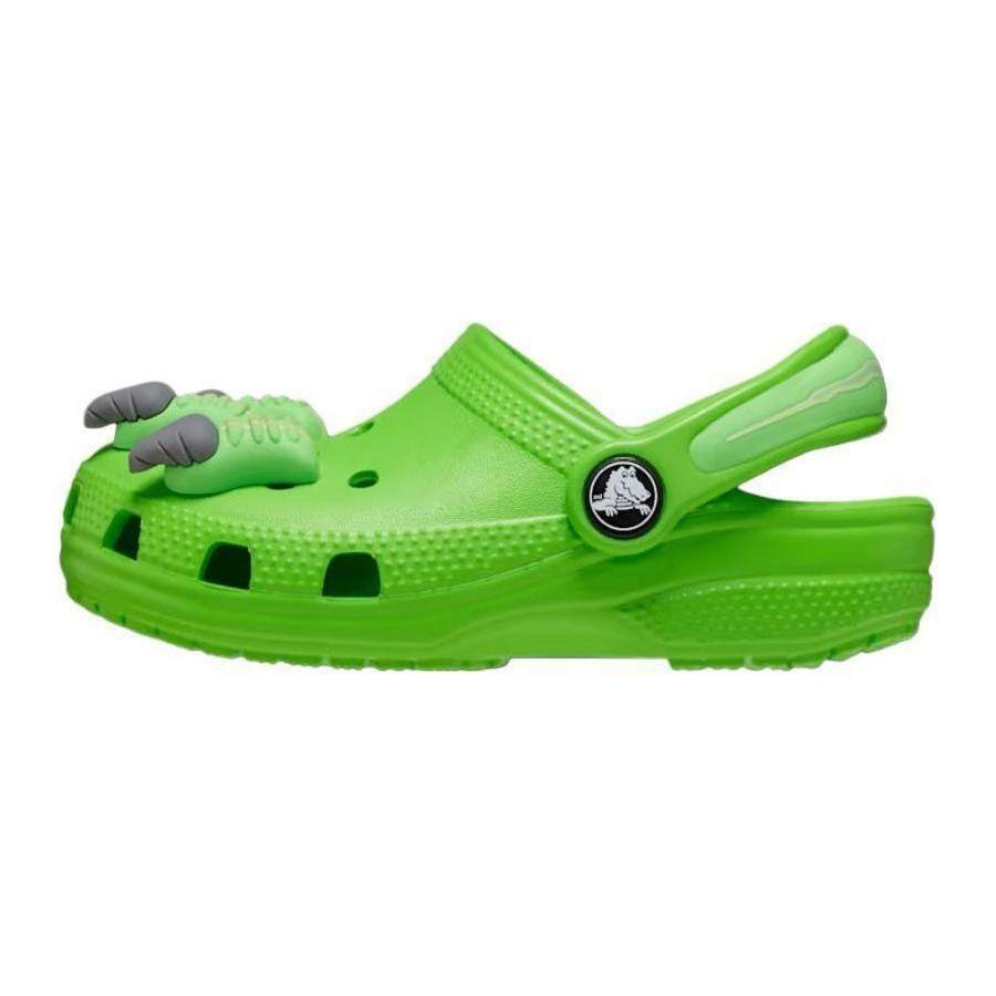 Crocs Classic Clog Breathable Comfortable Casual Non-Slip Kick-Resistant Sandals Kids Sandals Clay-Green 209140-3WA