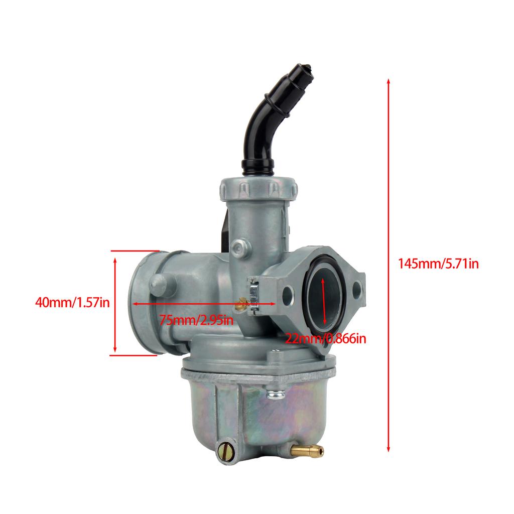 Карбюратор PZ22 для мотоцикла 22 мм Комплект Для Keihin KAYO Apollo Bosuer xmotos Kandi 110 125 140 куб. см Аксессуары для мотокросса и питбайка