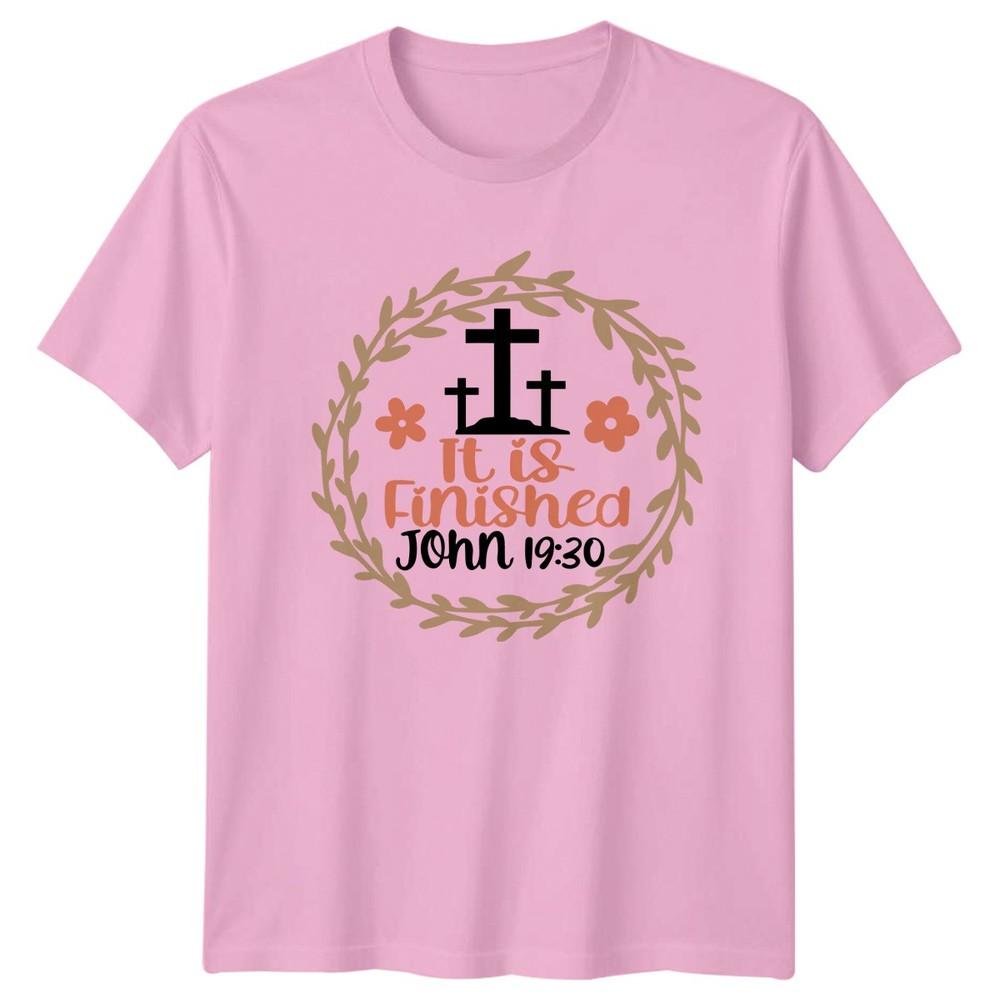 It Is Finished John 1930 TShirt Easter Scripture Christian Faith Easter Gift