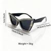 Diamond-Encrusted Large-Frame Sunglasses For Men And Women Fashion Sunglasses