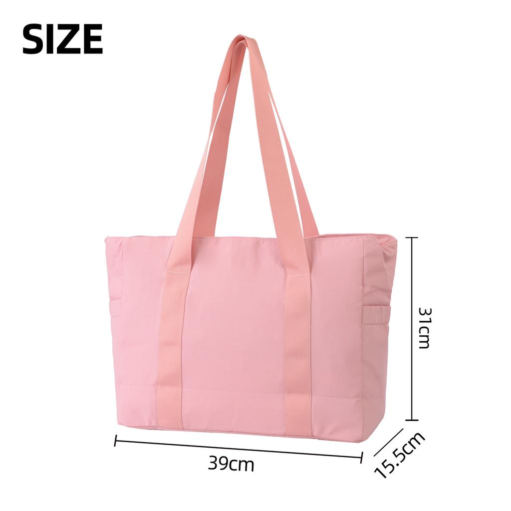 Portable Yoga Fitness Bag Women'S Sports Leisure Travel Large Capacity Shoulder Bag Can Print Tote Bag
