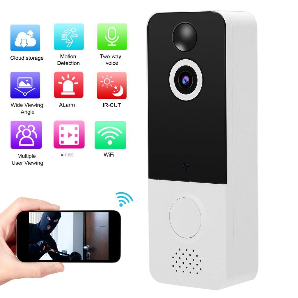 1080P WiFi Видеодомофон PIR ночное видение APP Пульт дистанционного управления с Ding Dong Bell для виллы, домашнего офиса