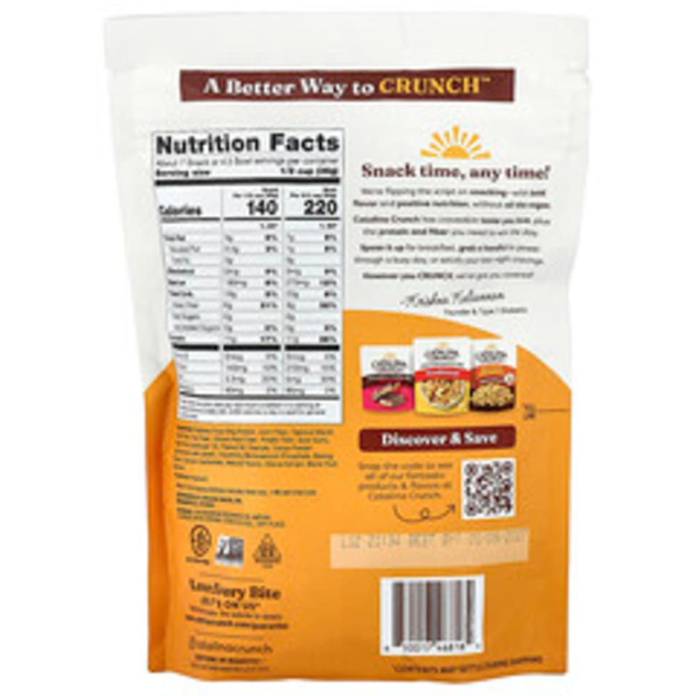Catalina Crunch Protein Cereal Chocolate Peanut Butter 9 Oz 255 G