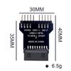 USB 3.0 19PIN на USB 2.0 9PIN Разветвитель-адаптер Устойчивый к износу Адаптер преобразования для измерения скорости вентилятора системы водяного охлаждения