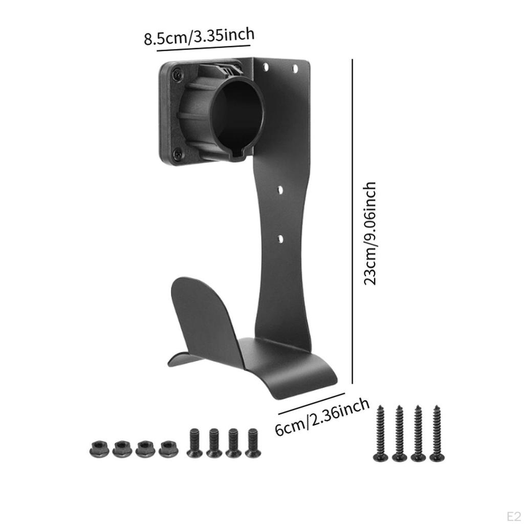 EV Charging Holder Electric Vehicle Storage Heavy Duty Professional Easy To Install Wall