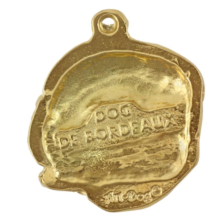 Dogue de Bordeaux, French Mastiff, Bordeauxdog I - necklace with a dog in a gift box, gold-plated pendant for a dog lover, striking jewelry by Art-Dog