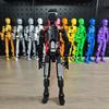 3D Printed Multi-jointed Robot Action Figure with Weapon Robot Model Movable Joint Figurine Desktop Decoration Ornament