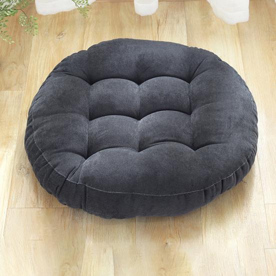 Тафтинговая подушка для сиденья, очень толстая, высокая эластичность, мягкий круглый однотонный стул, татами, диван, напольный коврик для сидения, товары для домашнего офиса