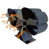 Wood Stove Fan Heat Powered Dual Silent Motors 4 Blades Non-Electric Heat Activated Fireplace Fan
