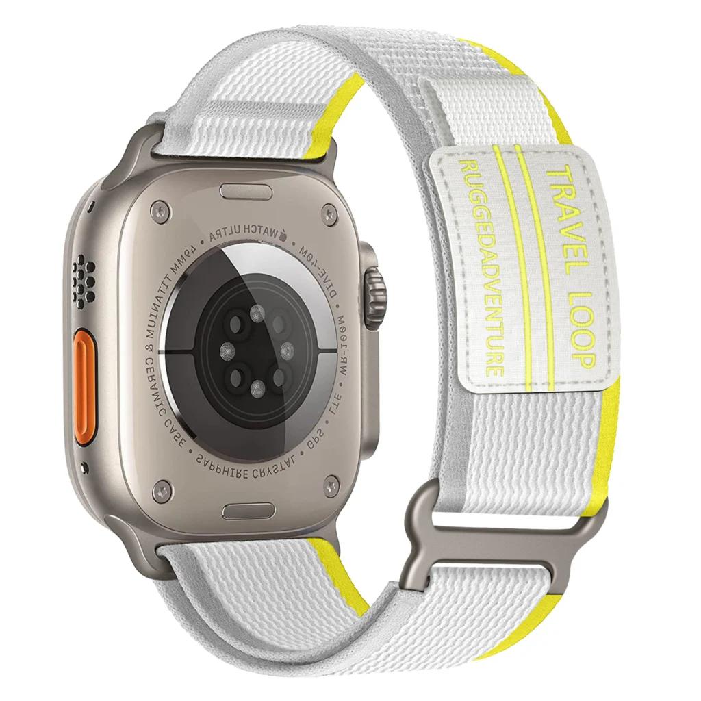 Нейлоновый ремешок для Apple Watch Для Ultra 2 Ремешок 44мм 45мм 49мм 40мм 42мм 41мм 38мм Trail Loop Ремешок Браслет Iwatch Серия10 46мм 8 9 Ремешок Se