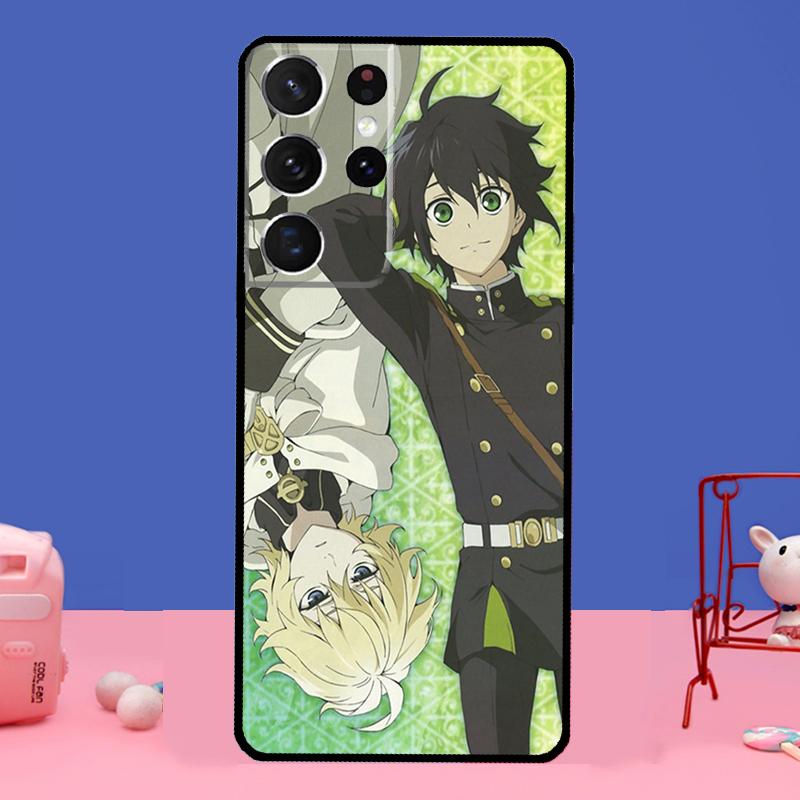 Anime Owari No Seraph Of The End Case For Samsung Galaxy S21 S22 Ultra S20 FE S8 S9 S10 Note 10 Plus Note 20 Ultra Coque