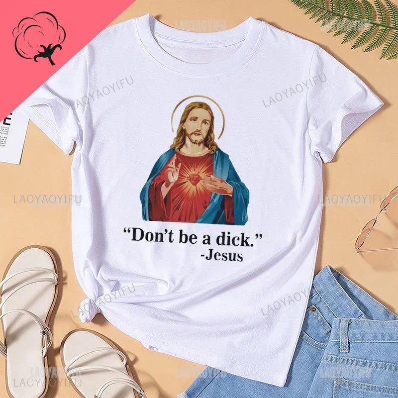 Funny Bible Faith Jesus Cotton Y2k Lady Unisexs Clothing Faith Tops Vintage Christian Clothing Jesus Loves You Aesthetic Tshirt