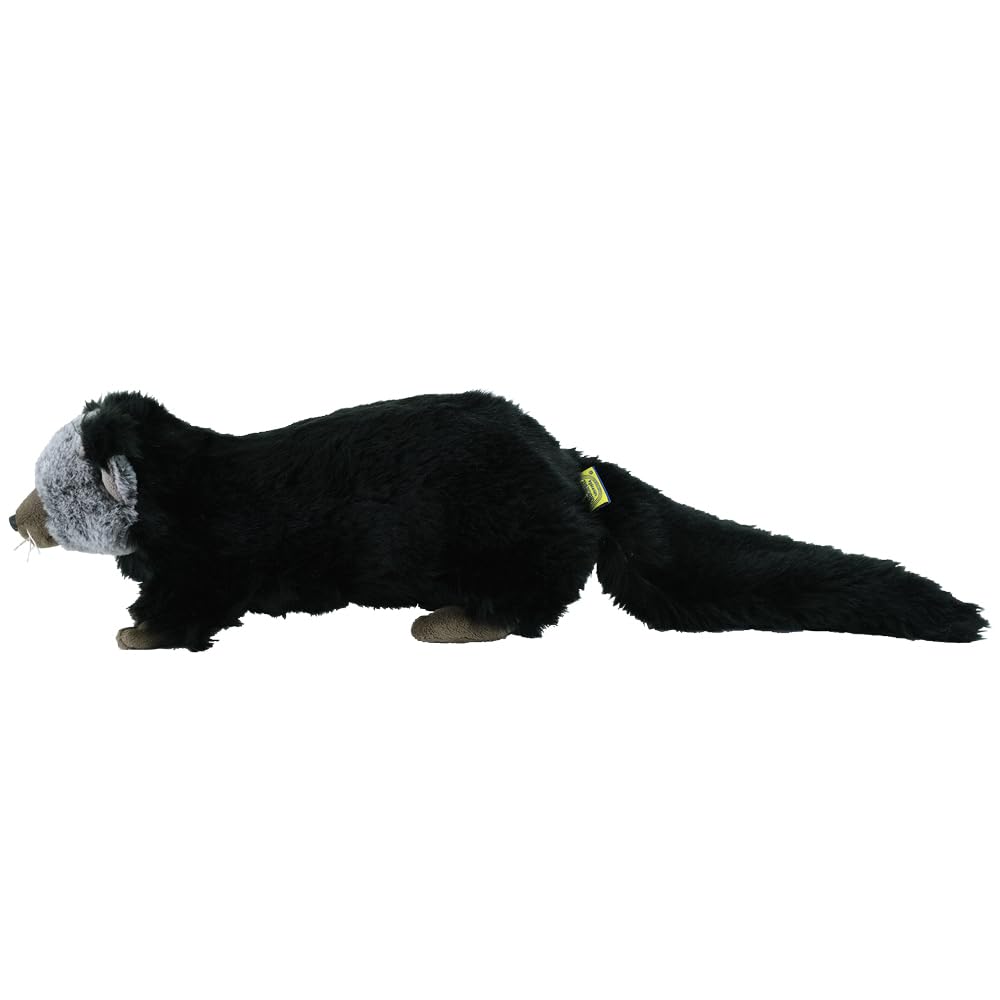Plush Animals Cute Rare Animals Series Sun Lemon Fluffies M Binturong 17×55×13 cm