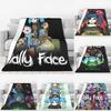Плед Sally Face Game Anime SF из кораллового флиса, плюшевый, в стиле ужасов, легкий, для путешествий на открытом воздухе, тонкий, стеганый.