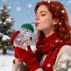 Рождественский стеклянный стакан Снеговик Пингвин Олень Питьевая чашка Стакан для сока и молока Многоразовая праздничная бутылка для воды для детей