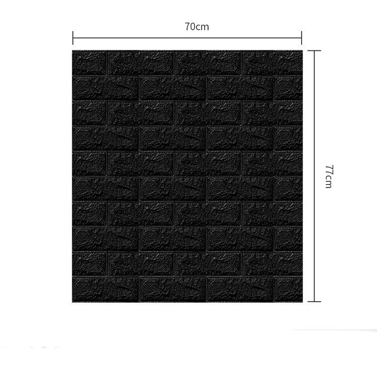 10 шт. 70*77 см 3d пенопластовые наклейки на стену, панели, кирпичные водостойкие клейкие обои для гостиной, спальни, дома, дома, декора для ванной комнаты