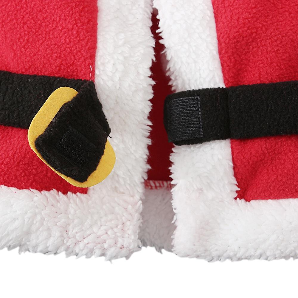 Christmas Santa Claus Cosplay Costumes Baby Boys Girls 4PCS Outfits Clothes for 0-7 Years