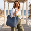 Bohemian Weave Tote Bag Hollow Out Summer Beach Bag Fashion Straw Shoulder Bag  Travel