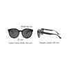 Gucci Classic Web Series Round Sunglasses Women sunglasses Black GG0416SK-002
