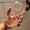 Летний яркий чехол для телефона с рисунком фруктов и ветра для IPhone 17 Air 16 15 14 13 12 11 Pro Max 14 15 Plus XS X XR Прозрачный мягкий чехол