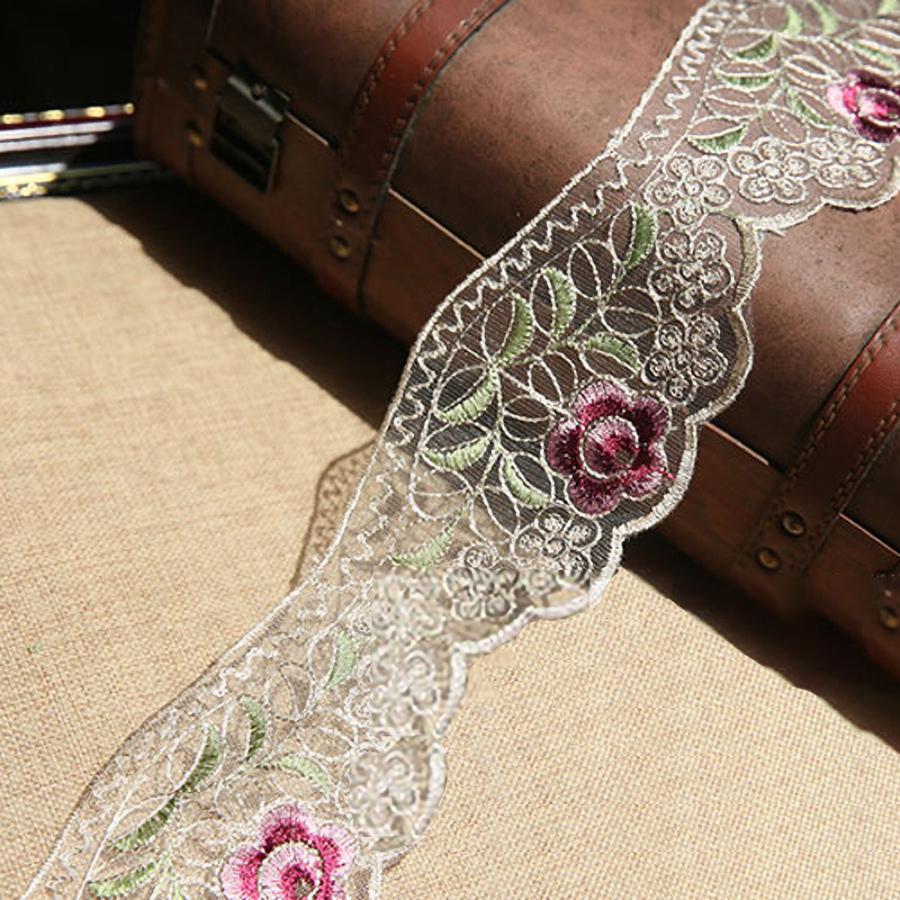 1Y Кружевная лента ручной работы, кружевные отделки для швейных принадлежностей, свадебное украшение, товары для рукоделия