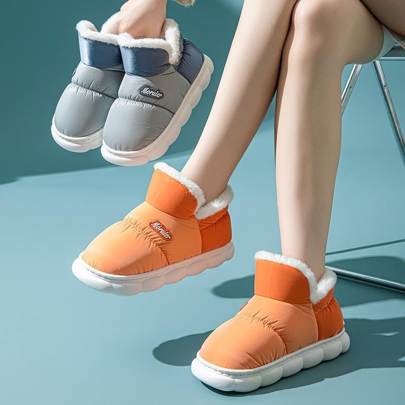 Детская домашняя обувь на толстой подошве с противоскользящим покрытием