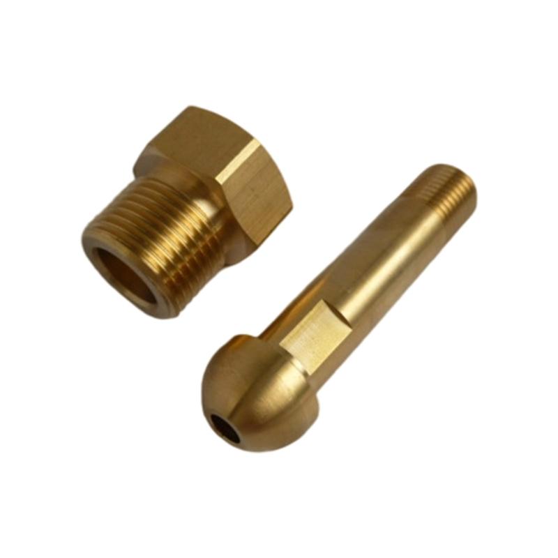 Industrial 5/8 Male Connector Gas Adapter for Pressure Hose Cylinder Nipple Gas Inner Wire to Outer Wire Connector