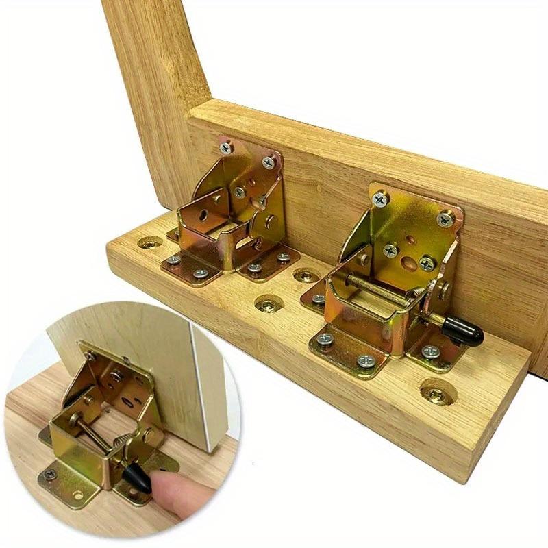 4 шт. складной кронштейн, железный складной замок, петли с самоблокировкой, удлинительный стол