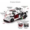 1:24 Pagani Huayra Dinastia Миниатюрные Модели Сплав Литье Под Давлением Игрушки Спортивный Автомобиль Четырехколесная Подвеска Двери Открываются Транспортные Средства Подарки Для Взрослых