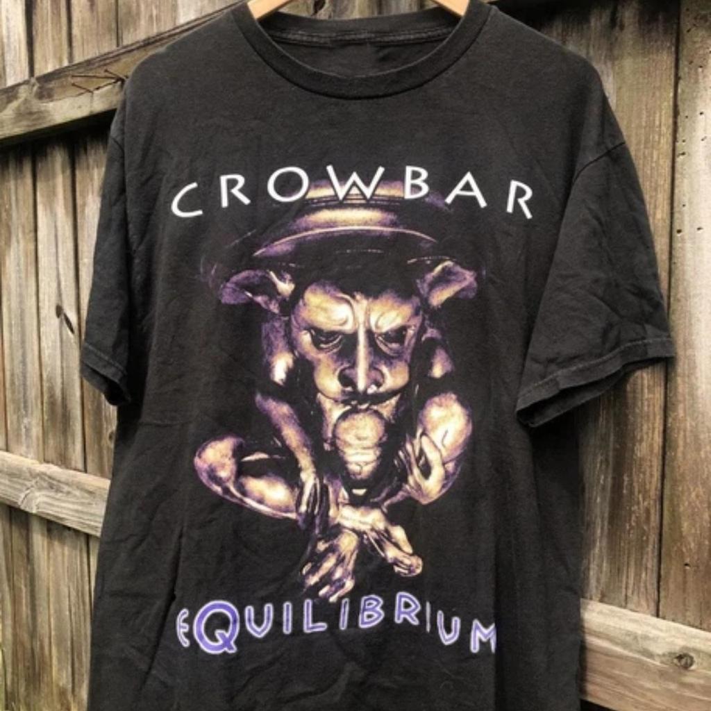 Retro CROWBAR EQUlLlBRIUM Unisex T-Shirt S-5XL