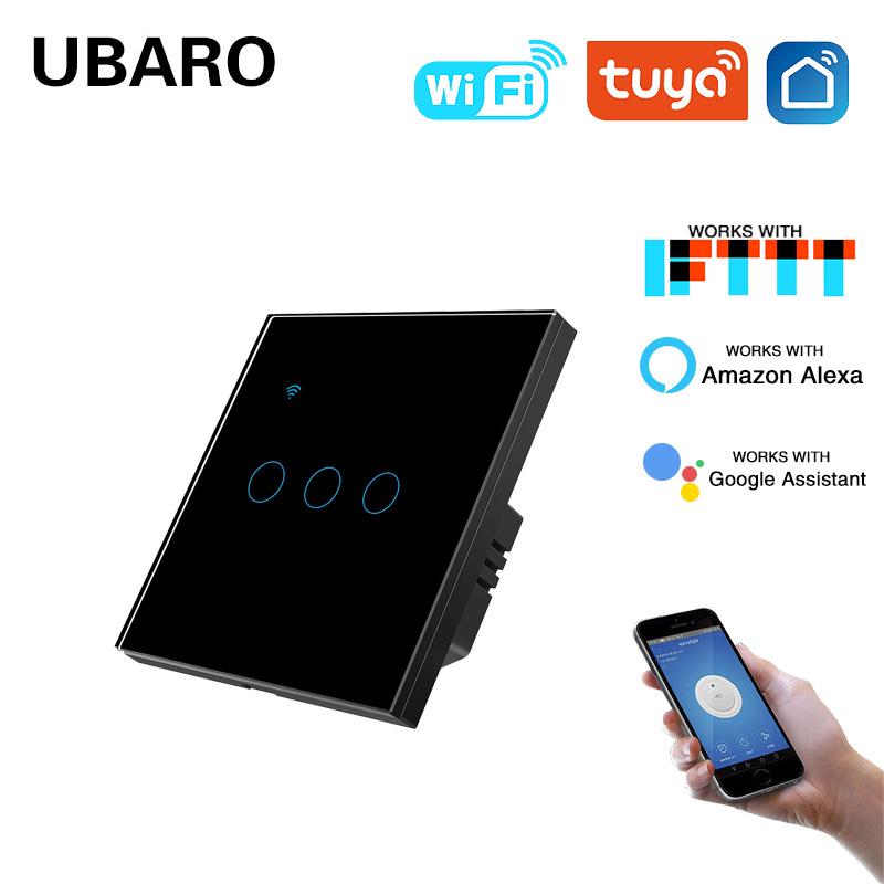 Умный выключатель Zero Fire Тип 86 Zigbee: Стальная или стеклянная панель, Пульт с голосовым управлением Alice.
