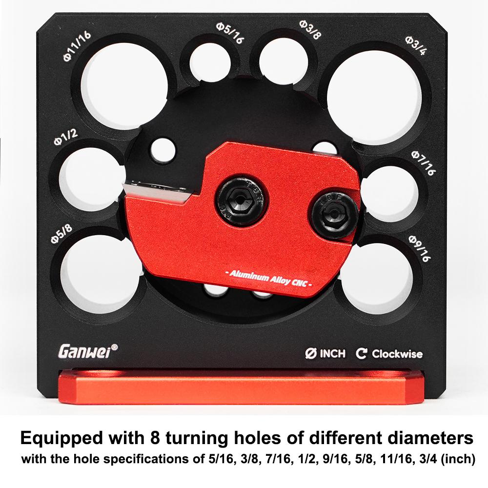 Набор приспособлений для изготовления шкантов из алюминиевого сплава, квадратный деревянный стержень для токарной обработки, круглый вспомогательный инструмент, твердосплавное лезвие с 8 различными диаметрами для токарной обработки