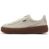 Suede Platform Core Retro Low Top Sneakers Women Sneakers White Brown 363559-19