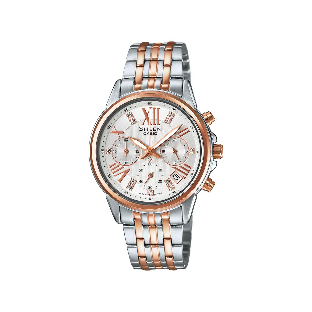 Casio Men's Water Resistant Analog Quartz Watch SHE-5026SG-7A