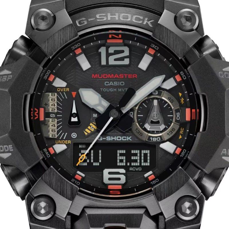 Casio G-Shock Mudmaster Tough Solar Compass Altitmeter Термометр Carbon Core Guard BlueTooth GWG-B1000EC-1A