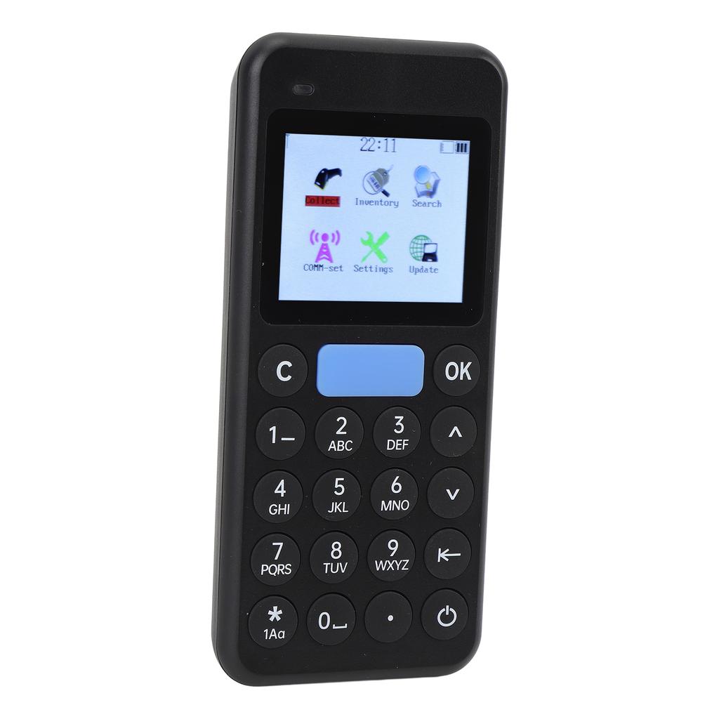 Портативный сканер для инвентаризации с экраном 2,4 дюйма, беспроводной сканер штрих-кодов 1D 2D, сборщик данных