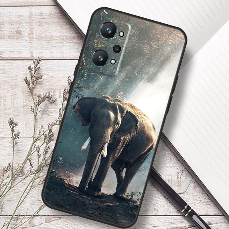 Индийское животное Слон Для Realme C75 C67 C61 C55 C53 C51 C21Y C25S GT 7 5 6 Pro GT 6T 10 11 12 13 14 Pro Plus Чехол