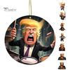 1/9 шт. Рождественский орнамент Трампа, акриловое украшение для рождественской елки, забавные аксессуары для автомобиля Трампа для сторонников Трампа, декор для офиса и дома