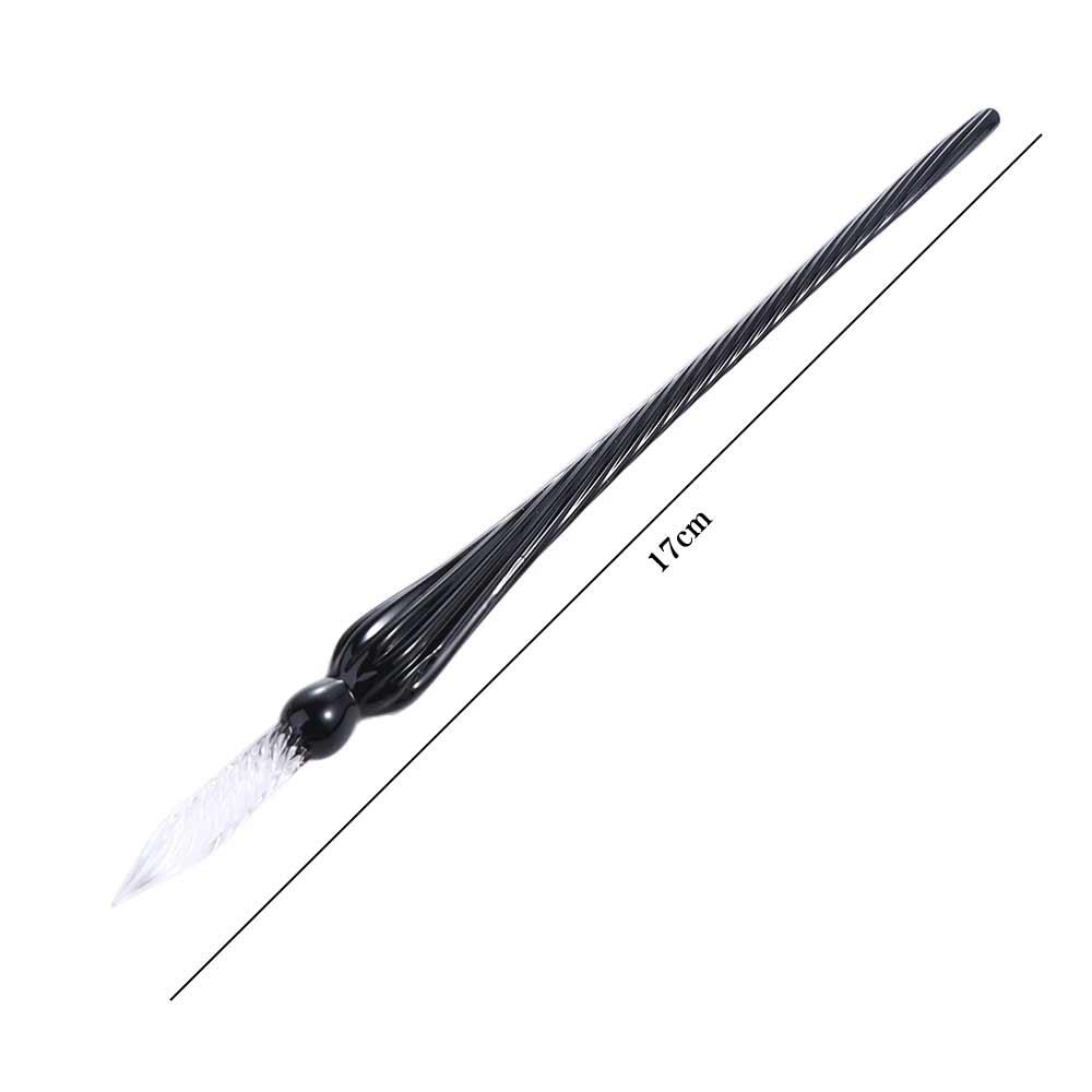 Канцелярские товары Винтажные Подписные Чернила для Заправки Ручной работы Перьевые ручки Хрустальное Перо для Макания Стеклянное Перо для Макания